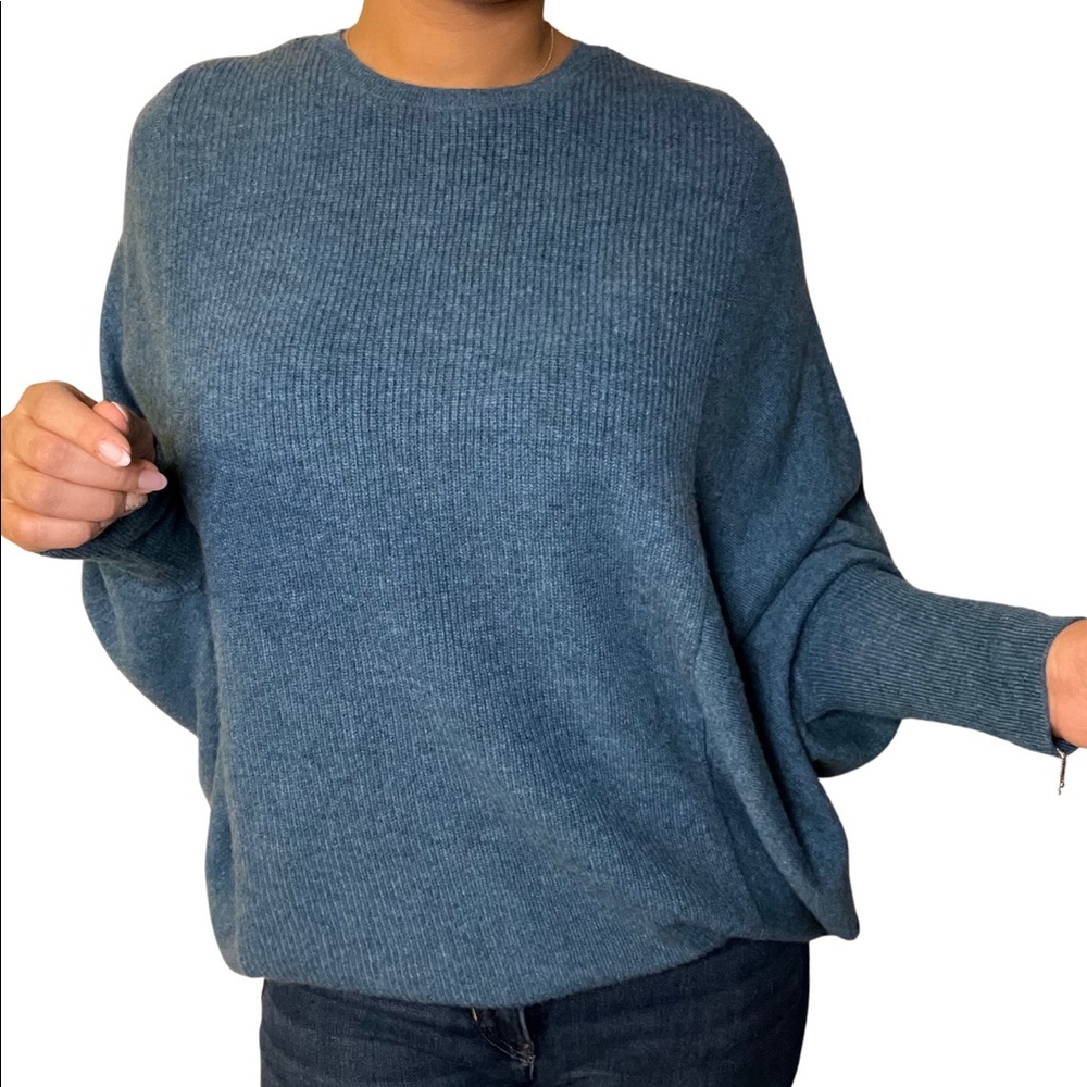 J. McLaughlin Cashmere Sweater in Blue